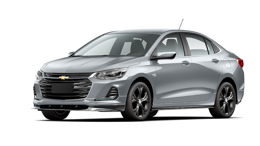 Personaliza tu Chevrolet Onix 2025 con el kit sport, conformado de accesorios externos originales para tu sedán deportivo