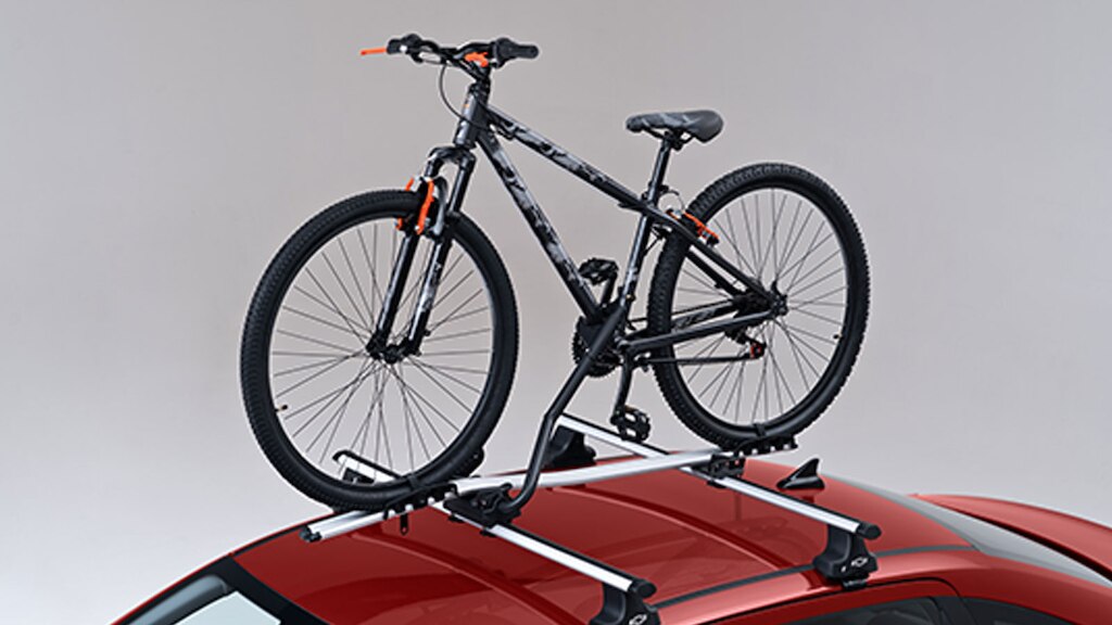 Lleva tu bici a todas partes con el portabicicletas de techo para Chevrolet Onix 2025, tu sedán deportivo